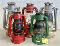 Mixed Lot of Kerosene Lanterns as-is  Check Pics