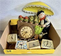 Vintage Clocks - Check Pics - Some Wear