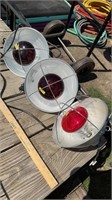 3- Heat lamps ( untested).