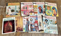 Vintage Needlework Crafts & Macrame Magazines