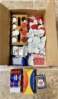 Poker Chips & Cards Lot