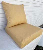 Arden 2-Piece Shirt Texture Patio Chair Cushion