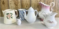 Mixed Vintage Pitcher Lot *Some Wear* Check pics