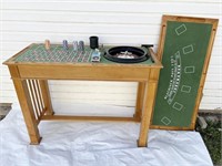 Nice Wooden 3 in 1 Casino Table with Accessories