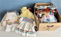 Clean up Lot with Vintage Baby Clothes, Misc