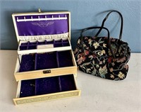 Vintage Jewelry Box & Handbag Lot - CK Pics