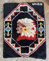 Vintage Handmade Native American 21x29