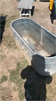 H&W 5 foot by 2 foot deep stock tank planter