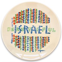 Yaacov Agam- Ceramic Plate