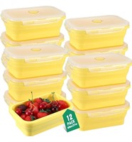 Mifoci 12 Pack 27oz Collapsible Bowls Bulk