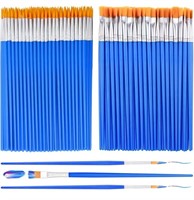 Pack of 2 - Small Paint Brushes Bulk, Anezus 100