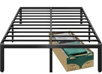Fohigor 18 Inch Full Bed Frame with Round