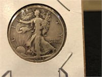 1944 S Silver Walking Liberty Half Dollar