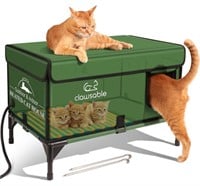Clawsable Indestructible Heated Cat House for