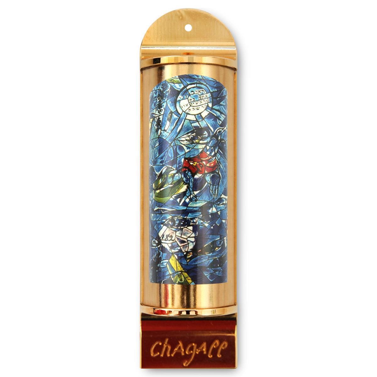 Marc Chagall- Mezuzah/ Silkscreen on 24K gold plat