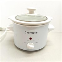 Chefmate 1.5 Qt slow cooker tested to power on
