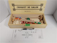 Table Croquet Game, in box