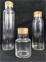 Glass Decanters With Cork Lids