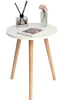 AWASEN Round Side/ End Table, Accent Nightstand