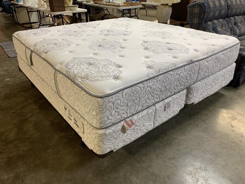 KING SIZE MATTRESS AND FRAME