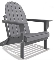 Folding Adirondack Chair - Durable HDPE Poly