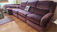 Queen Pull-Out Couch & Corner Seat With Storage