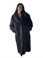 Faux Fur Womens Long Coat