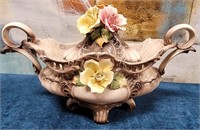 11 - PORCELAIN CENTERPIECE 17"L (D105)