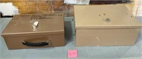 11 - LOT OF 2 METAL BOXES (G75)