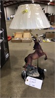 HORSE LAMP, 21" HIGH