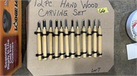 12 PC. HAND WOOD CARVING SET