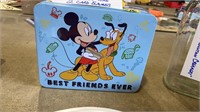 MICKEY MOUSE TIN LUNCH BOX W/ 2 PUZZES & 2 GAMES