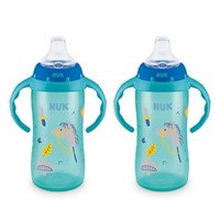 NUK Large Learner Cup, 10oz, 2 Pack, 8+ Months,