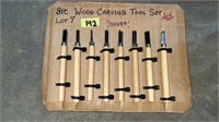 8PC. WOOD CARVING TOOLS ET, NEW