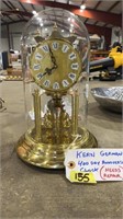 KERN GERMAN 400 DAY ANNIVERSARY CLOCK, NEED REPAIR