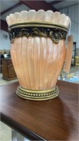 PINK " MOTHER OF PEARL" 8.5"X10" DECOR. POT