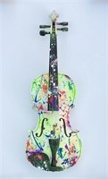 E.M. Zax- Hand painted violin  "Violin "