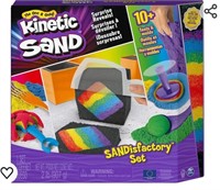 Kinetic Sand Sandisfactory Set, 2lbs of Colored