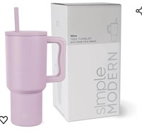 24oz Simple Modern Tumbler with Handle and Straw