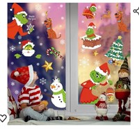 Christmas Decorations Window Clings - 9 Sheets