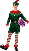 Deluxe Christmas Elf Costume Tunic Santa S Helper