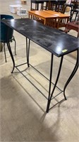 METAL SIDE TABLE