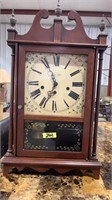 ETHAN ALLEN MAHOGANY MANTLE CLOCK