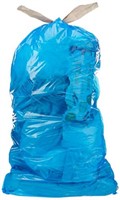 AmazonCommercial 13 Gallon Blue Recycling Bags /w