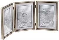 Lawrence Frames Antique Pewter 5x7 Hinged Triple