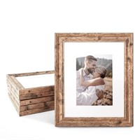 TWING 8x10 Picture Frame Set of 6, Rustic