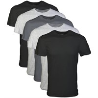 5Pcs Size X-Large Gildan Men's Crew T-Shirts,