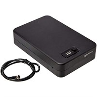 Basics Portable Security Case Lock Box Safe,