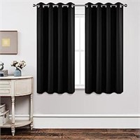 Joydeco Blackout Curtains 63 Inch Length 2 Panels