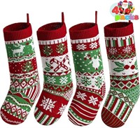 JOYIN 4 Pack 18" Christmas Stockings, Large Size